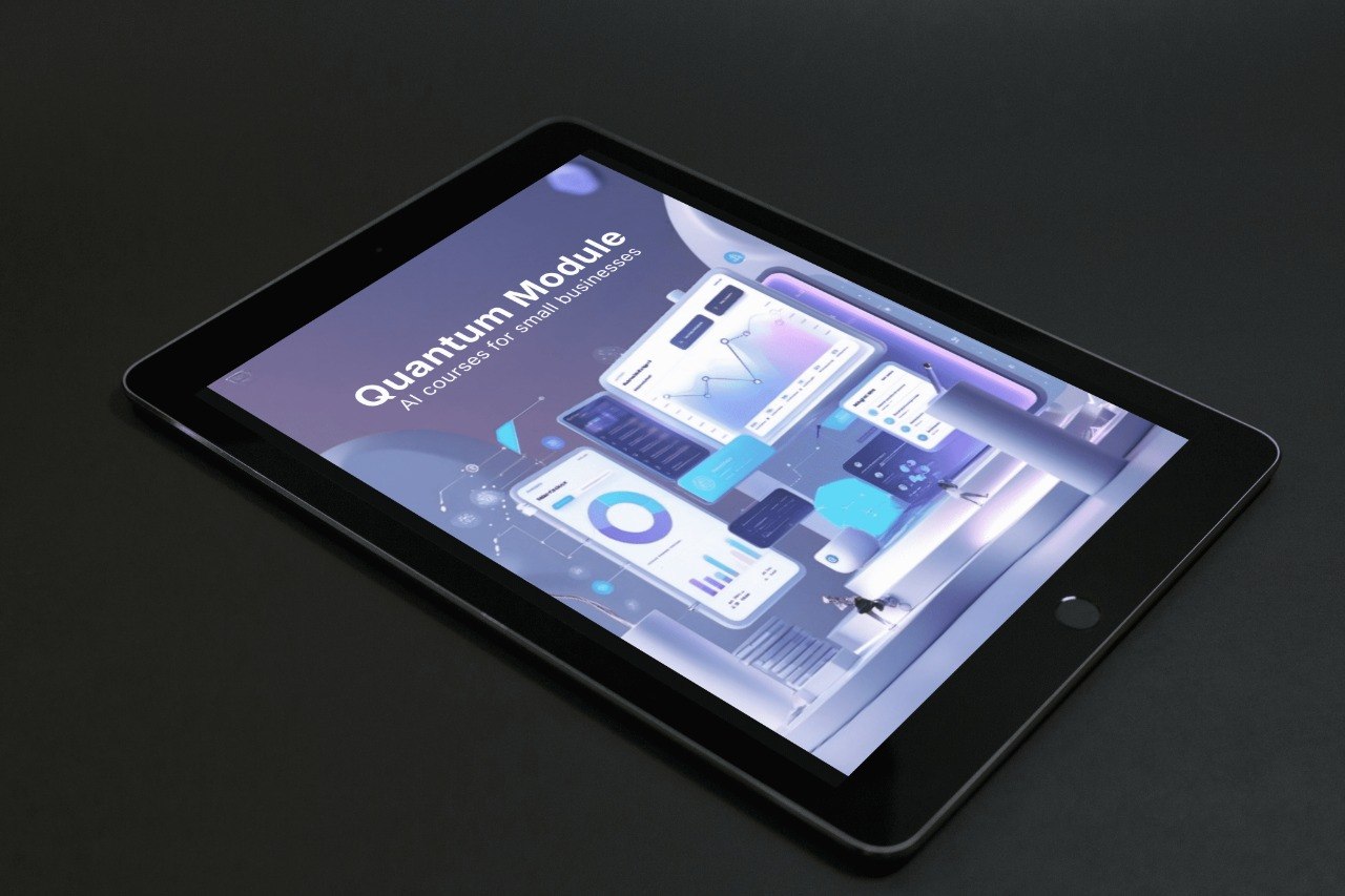 Tablet displaying the Anchor Suite software on a dark background